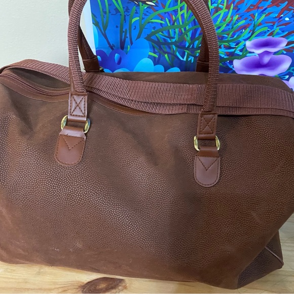 Karl Lagerfeld Bags Vintage Karl Lagerfeld Pebbled Suede Vegan